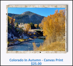 Colorado In Autumn - Canvas Print